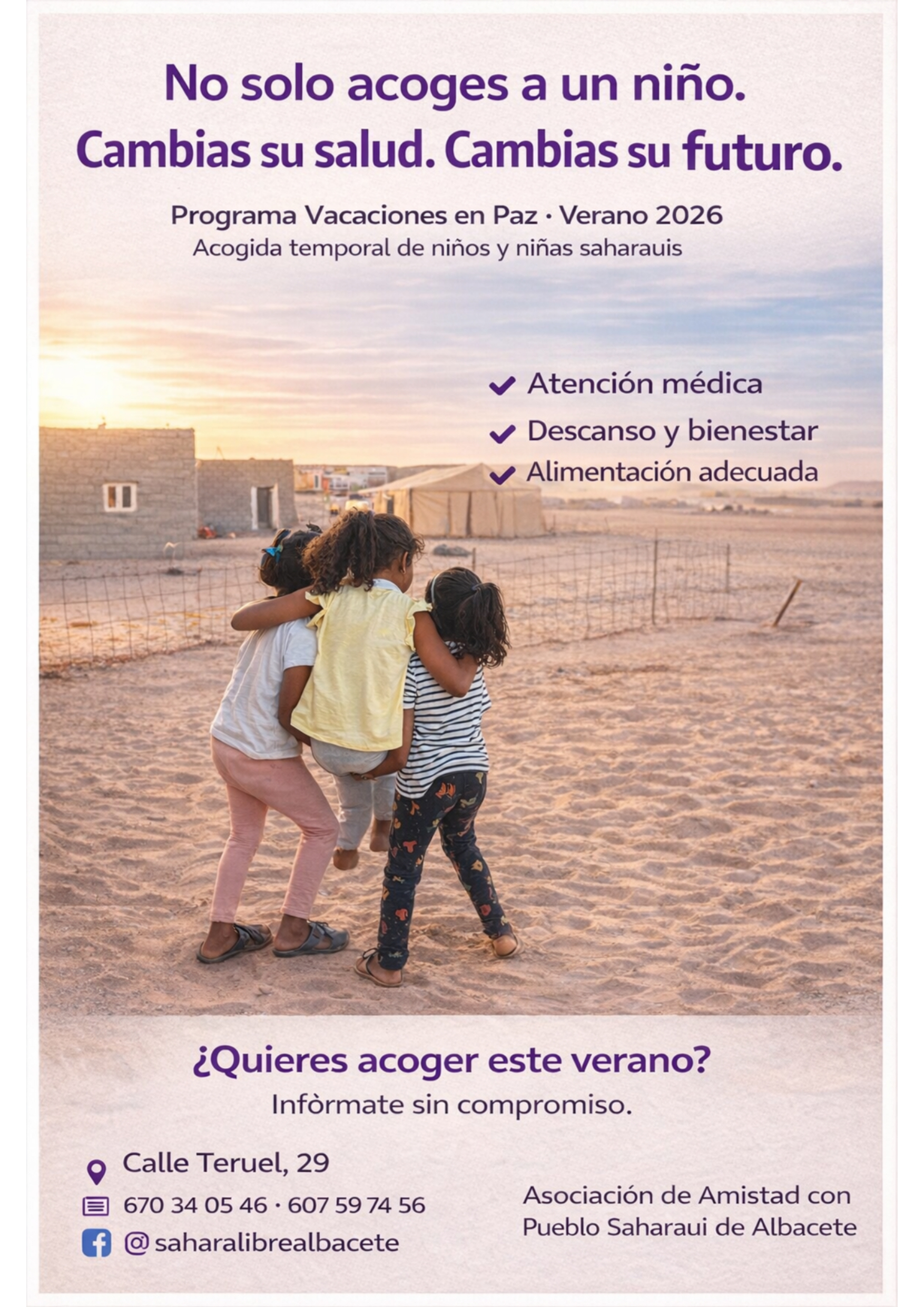 cartel vacaciones en paz