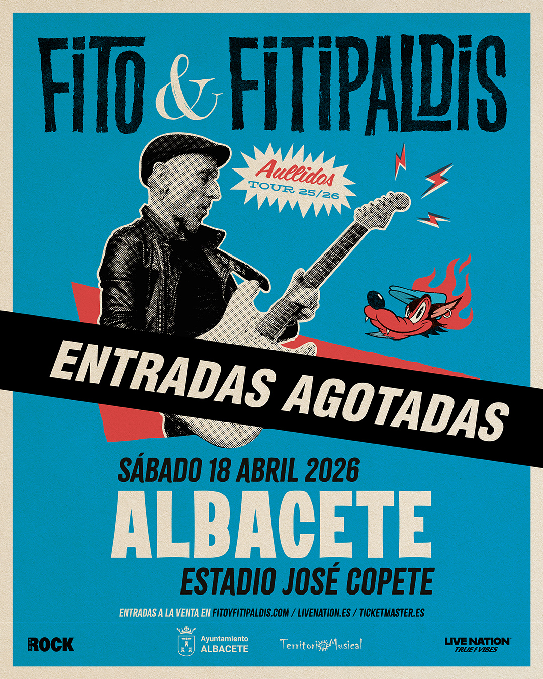 cartel concierto fito y fitipaldis albacete