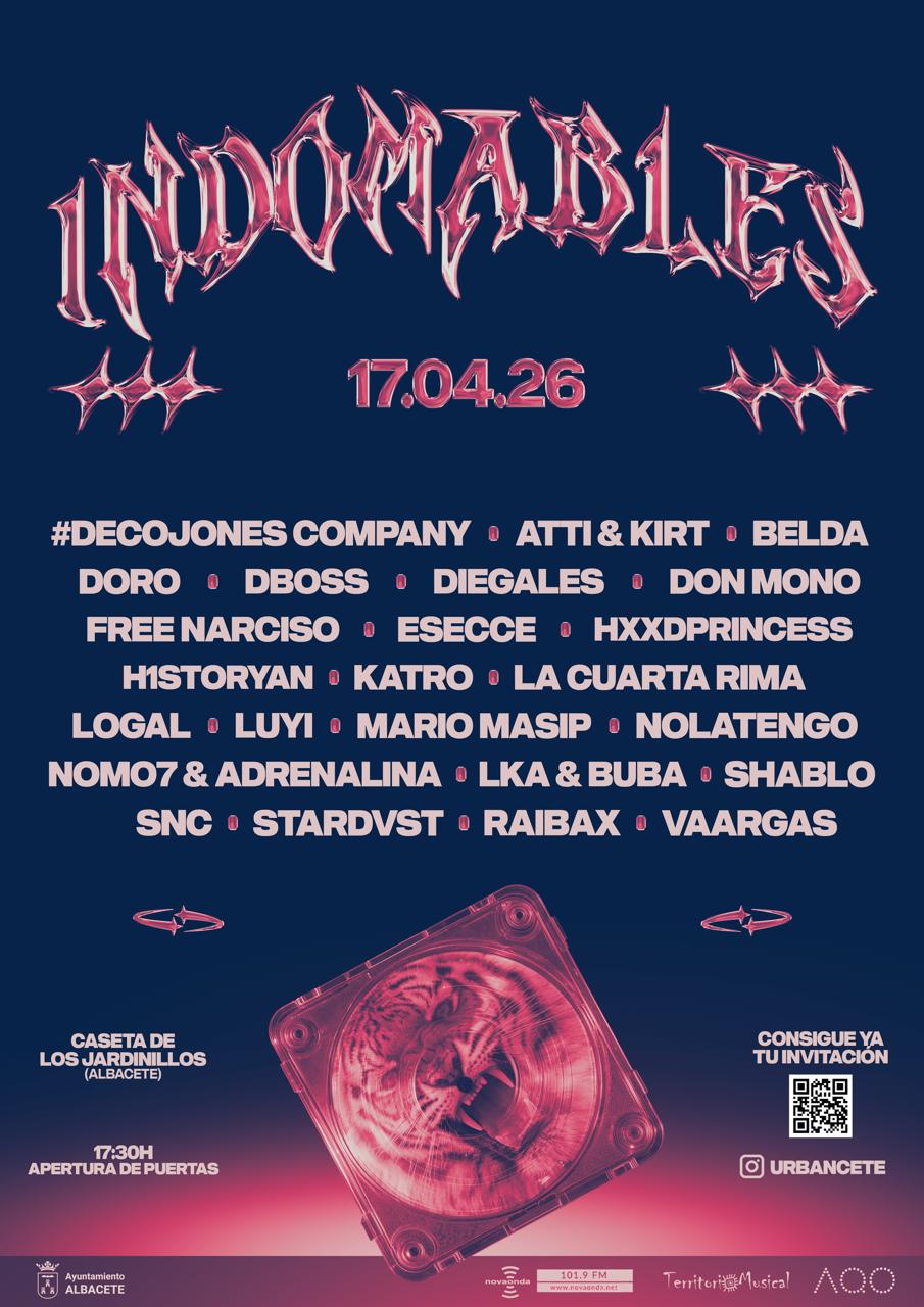 CARTEL INDOMABLES BY URBANCETE 2026 (1)
