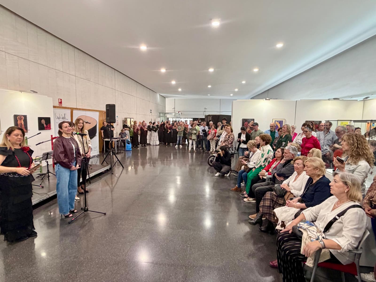 Foto.Inauguración II Semana Flamenca de la UP (1)