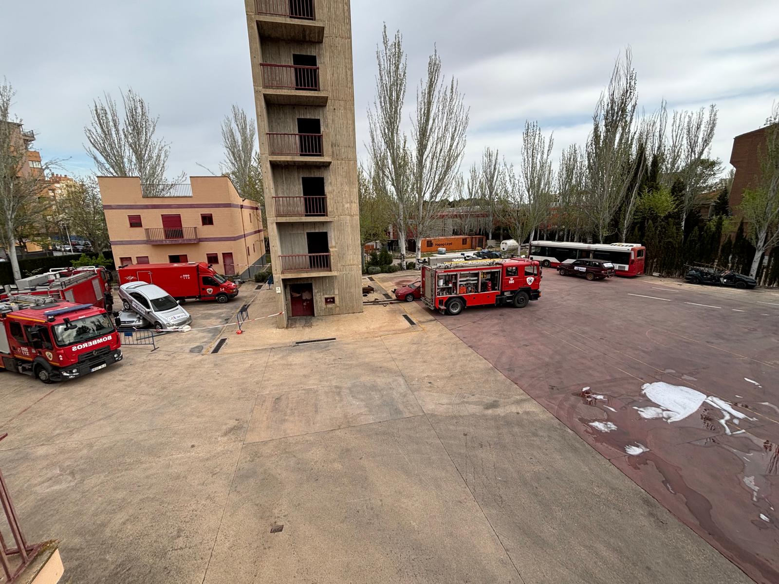 simulacro bomberos