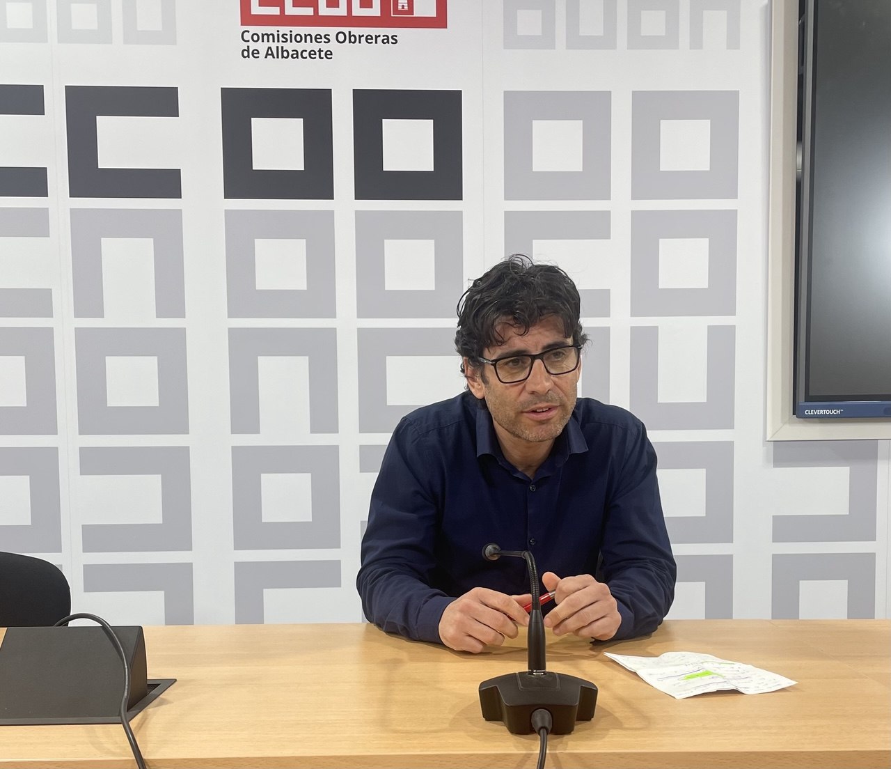secretario general de CCOO Albacete, Paco Gómez