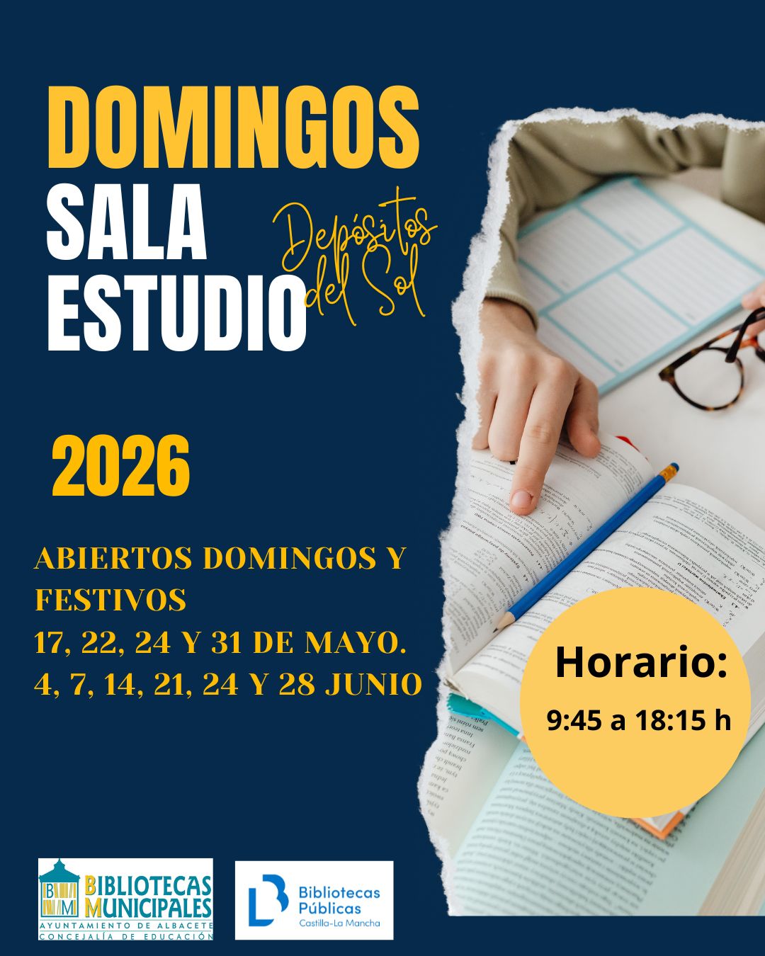 Apertura bibliotecas municipales