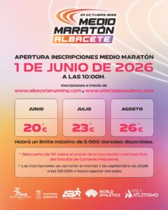 Apertura plazo inscripción XXIX Media Maratón ‘Ciudad de Albacete’ (1)