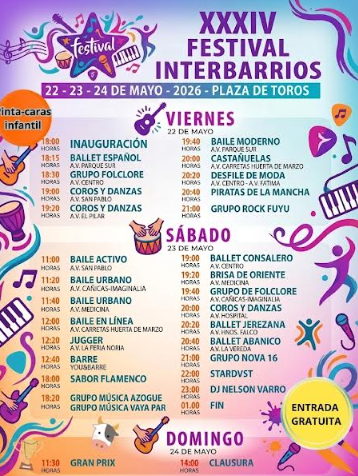 CARTEL XXXIV FESTIVAL INTER ... RAN PRIX 2026