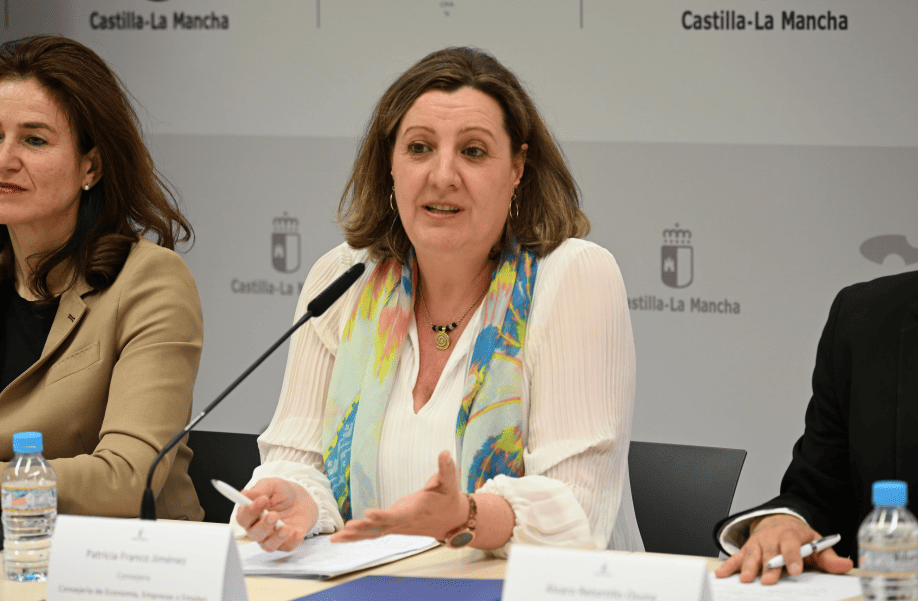 Patricia Franco exportaciones Castilla-La Mancha marzo 2026