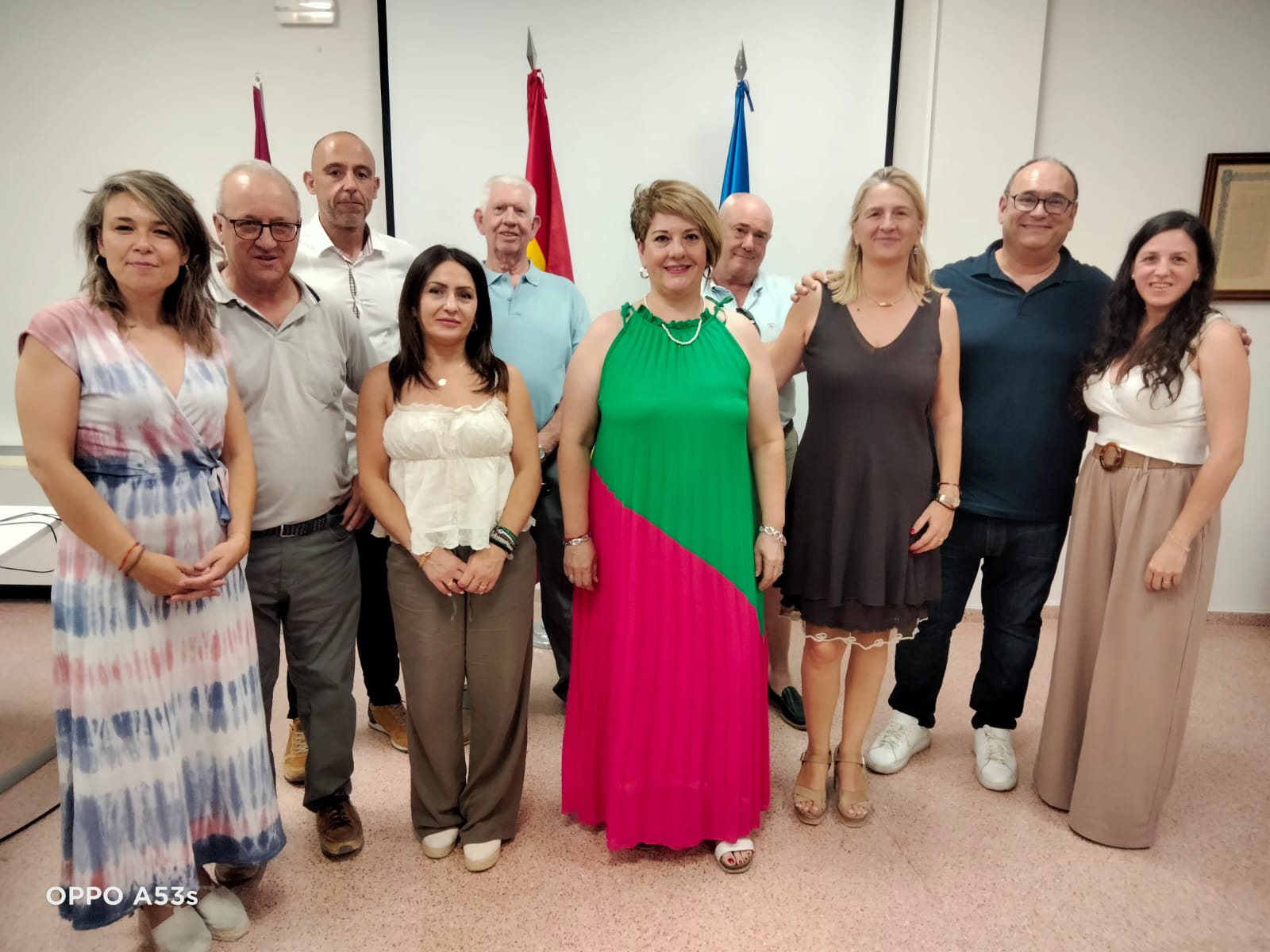 Asamblea General de APRECU en Madrigueras con la presidenta María Pilar Jiménez y los asistentes
