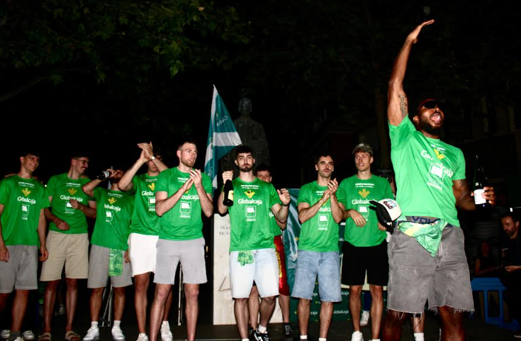 celebración Albacete Basket