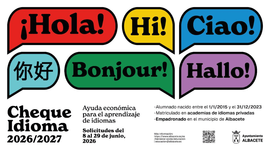 Cheque Idiomas Albacete 2026/2027