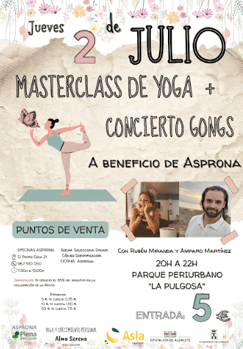 yoga solidario ASPRONA Albacete