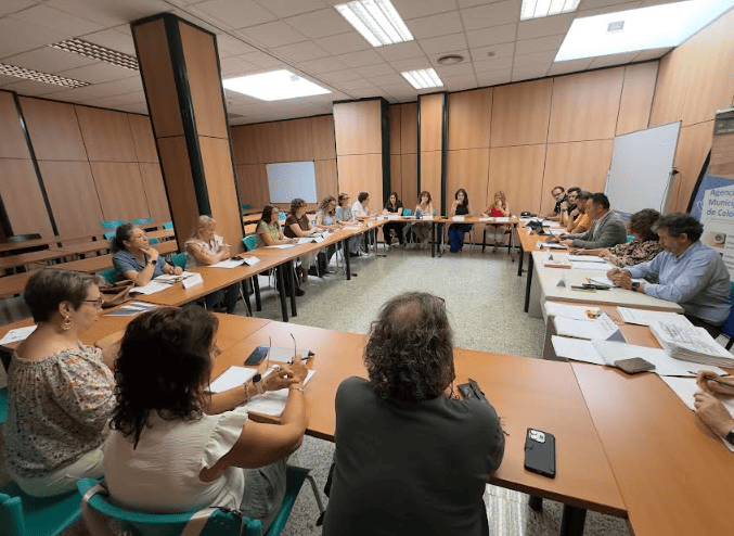 Agente Tutor de la Policía Local de Albacete en un centro educativo