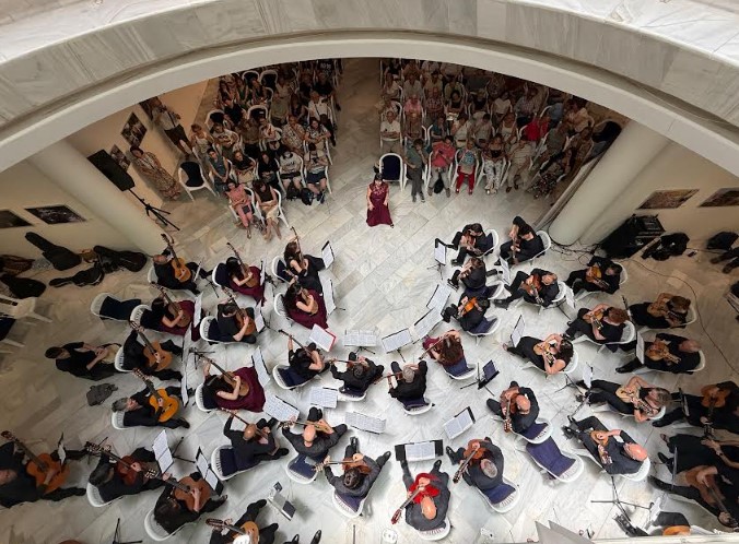 Concierto de la Orquesta de Guitarras de Albacete en el Museo Municipal durante Sonoralma