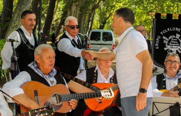 Misa Manchega en el Parque Abelardo Sánchez de Albacete oficiada por el obispo Ángel Román