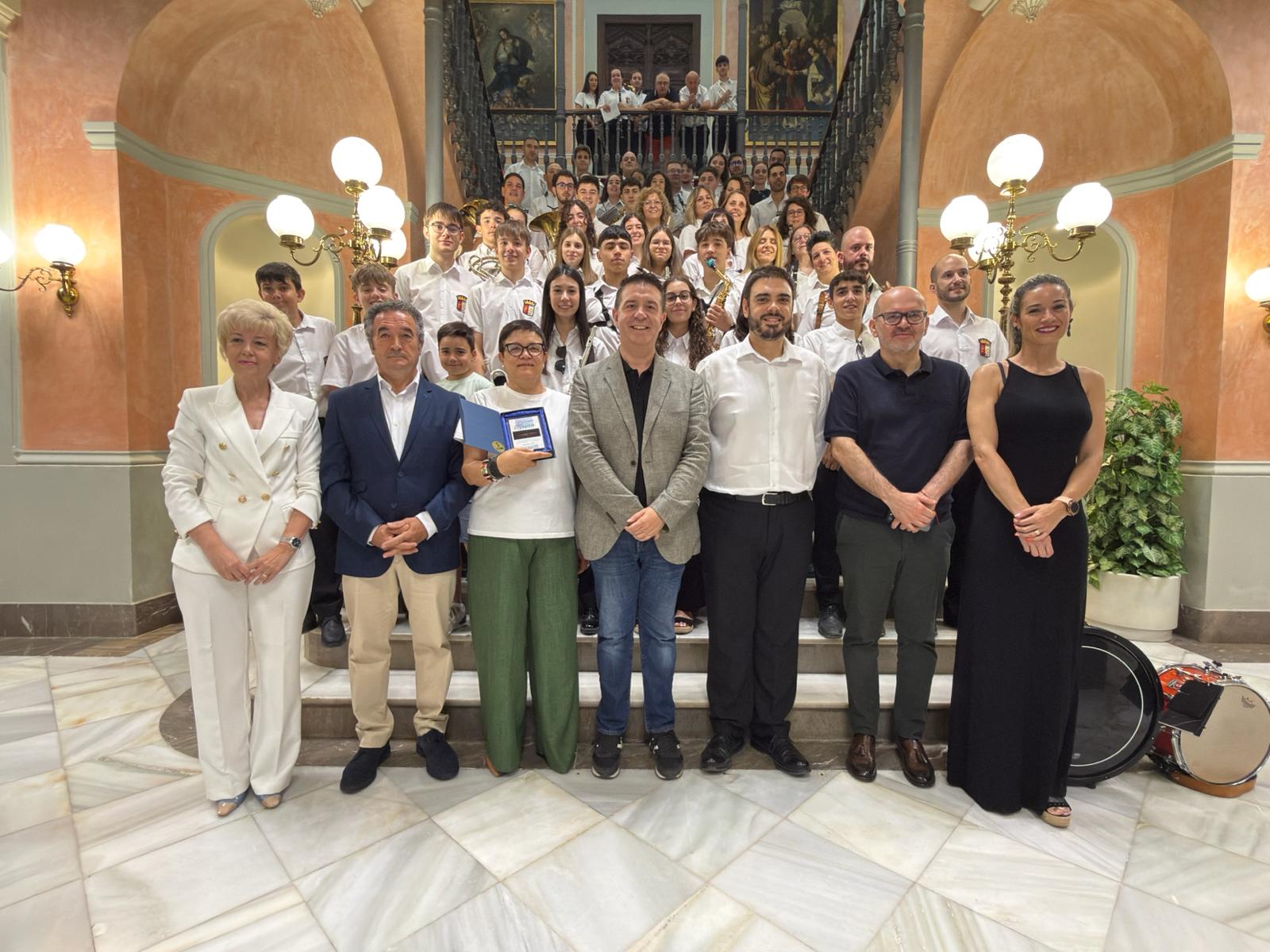 La banda Catachana 82 de Madrigueras en el Palacio Provincial de Albacete