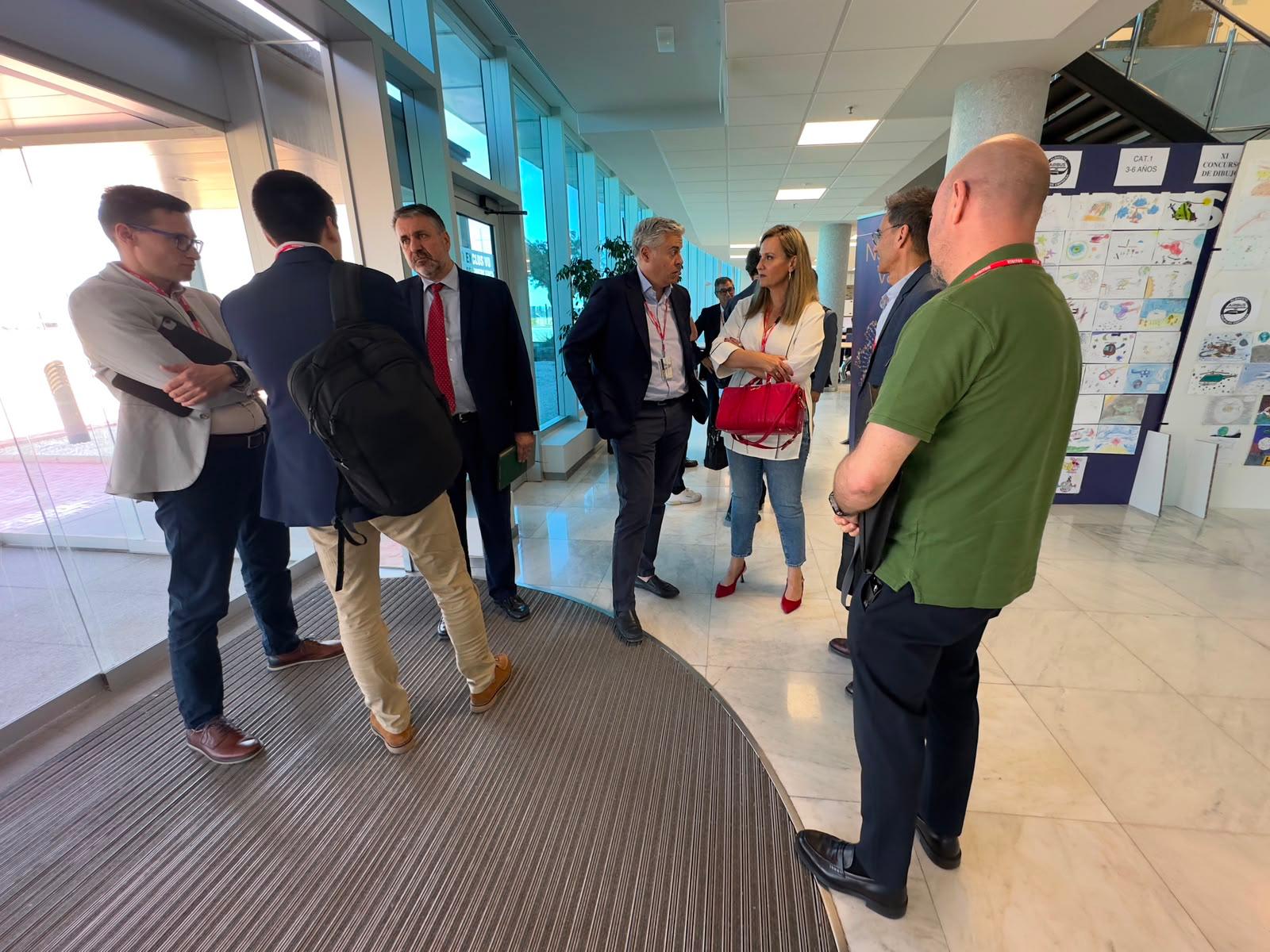 Julián Garijo durante la Asamblea General de la EUC del PALA en las oficinas de Airbus en Albacete