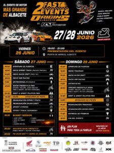 Foto.Presentación 2 Fast 2 Events cartel