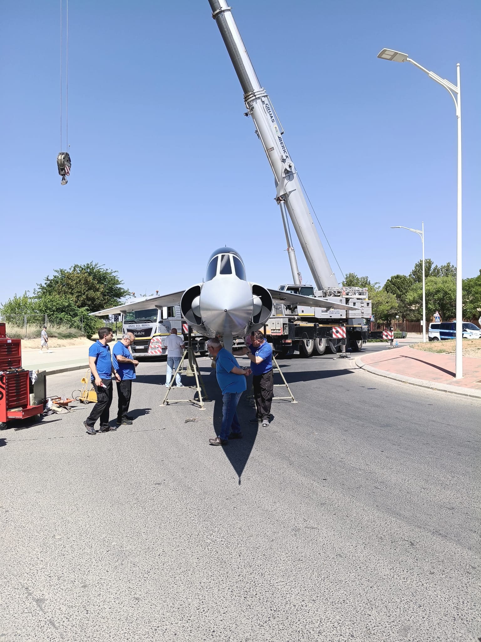 inauguración avión Mirage F1 Albacete
