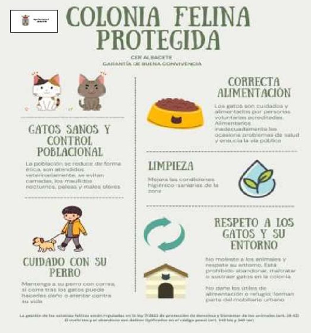 subvención colonias felinas Albacete 40.000 euros