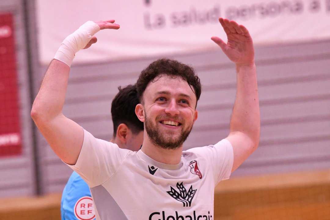 Juanlu Requero con la camiseta del Albacete Fútbol Sala durante la temporada 2025/26