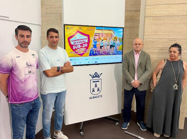 Presentación oficial del Campeonato Nacional Sub20 de Atletismo en Albacete.