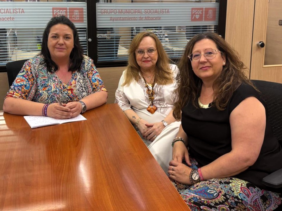 Reunión del Grupo Socialista con representantes de la asociación ACOTE.