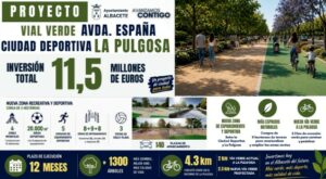 cartel via verda la pulgosa