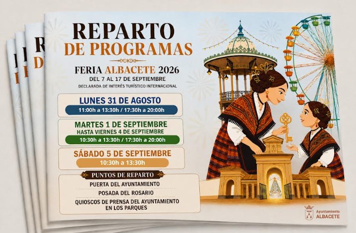 CARTEL REPARTO PROGRAMAS FERIA 2026
