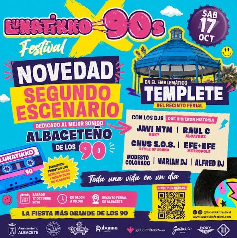 segundo escenario Lunátikko 90s.