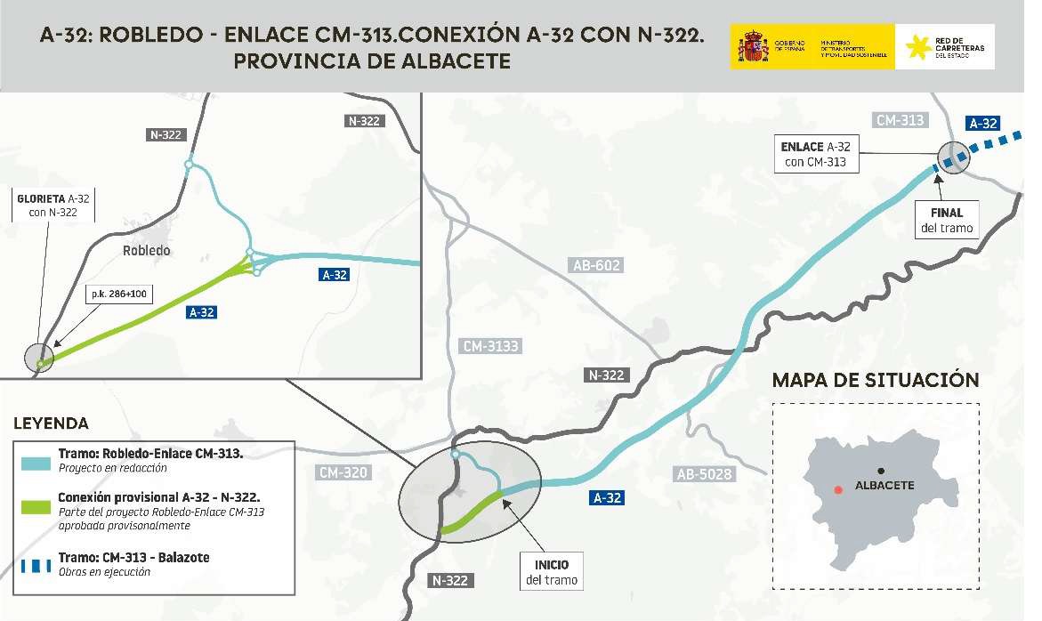 conexión de la A-32 con N-322