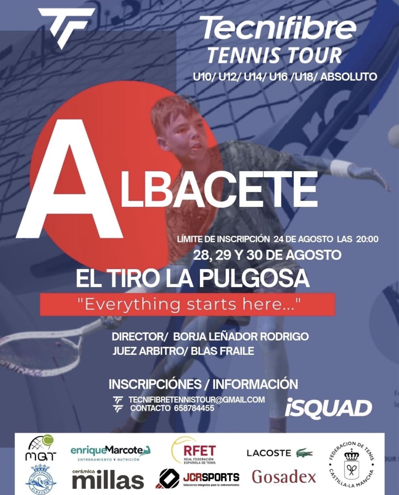 Tecnifibre Tennis Tour en La Pulgosa Albacete