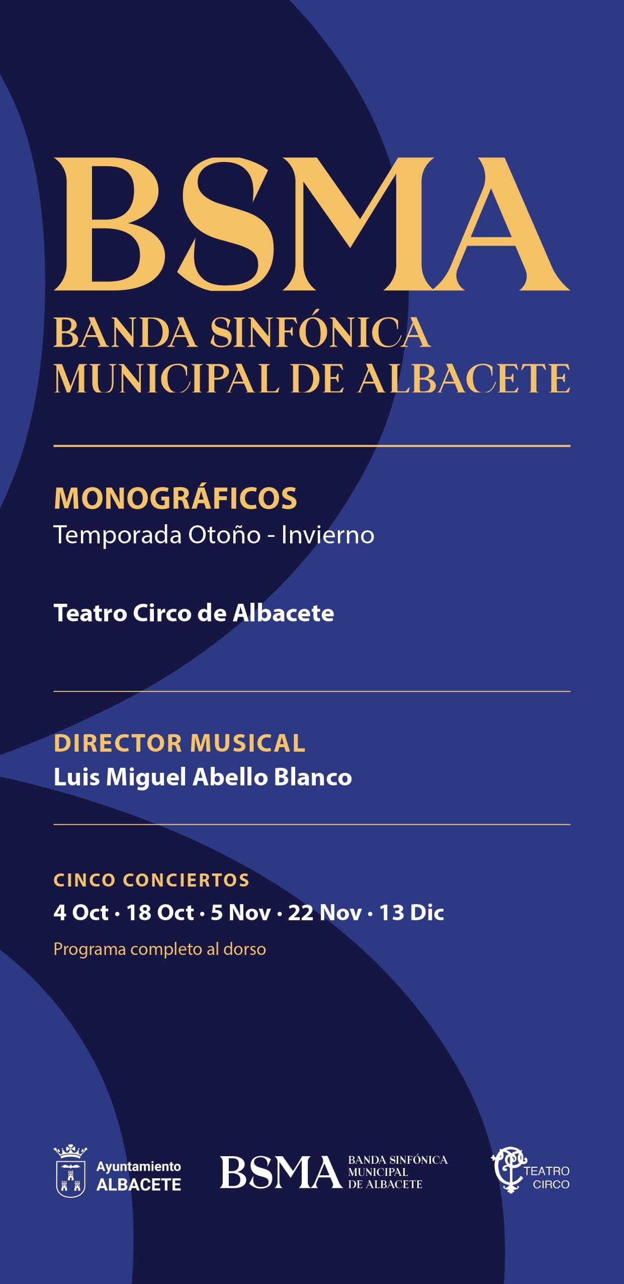 cartel banda sinfonica municipal albacete