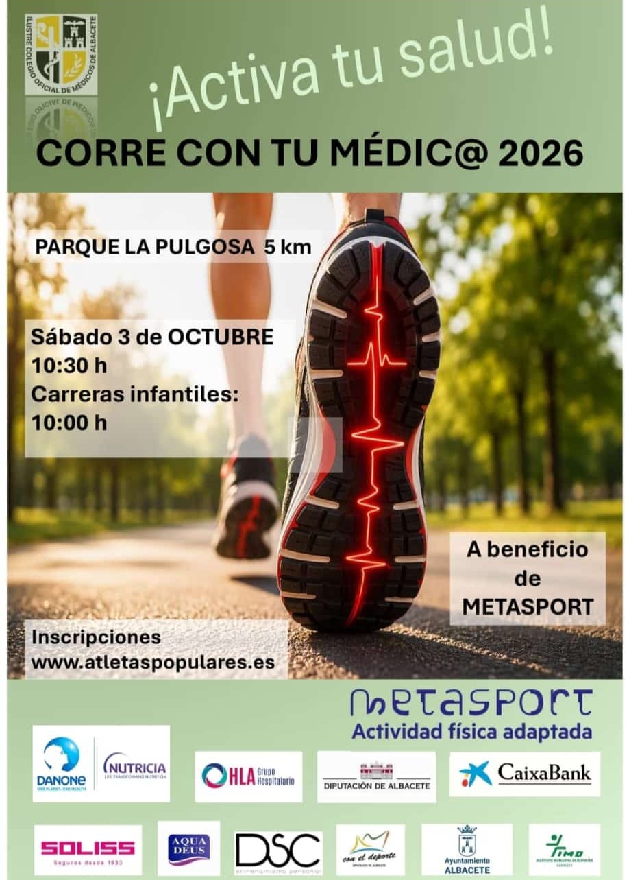 CARTEL III CARRERA CORRE CON TU MÉDICO