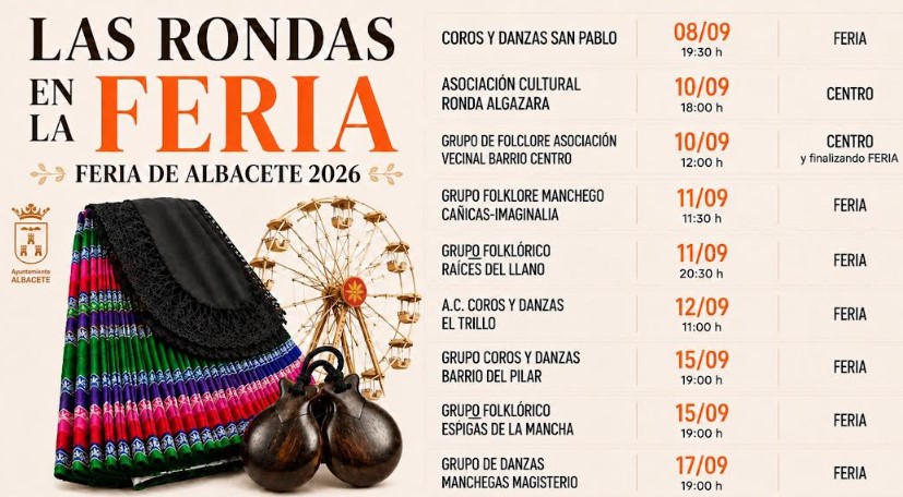 rondas en la feria 2026 cartel
