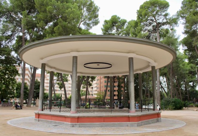 renovado templete del parque de abelardo sanchez
