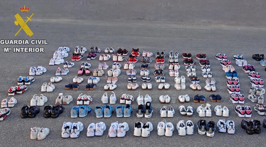zapatillas falsificadas guardia civil