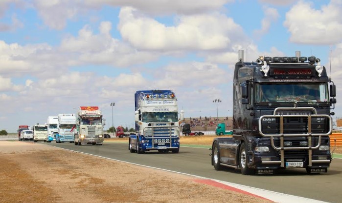 camiones en el Circuito de Albacete.