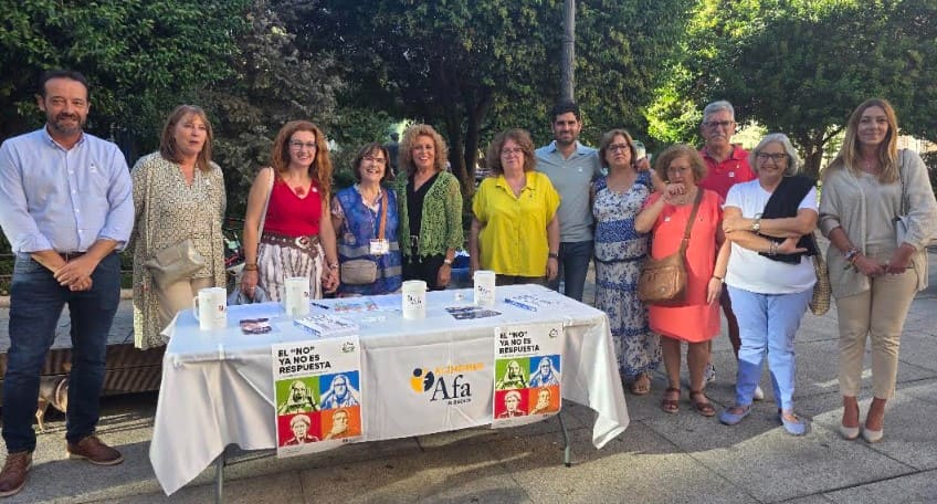 Foto de familia en la lectura del manifiesto de AFA