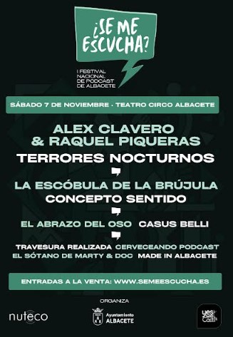 I Festival Nacional de Podcast de Albacete '¿Se me escucha?'.