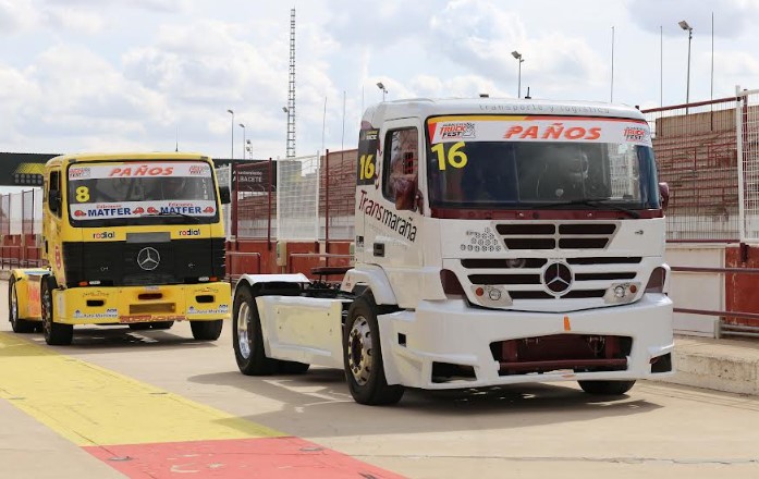 camiones en el Circuito de Albacete.
