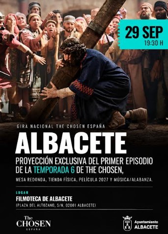 cartel 'The Chosen' a la Filmoteca de Albacete.