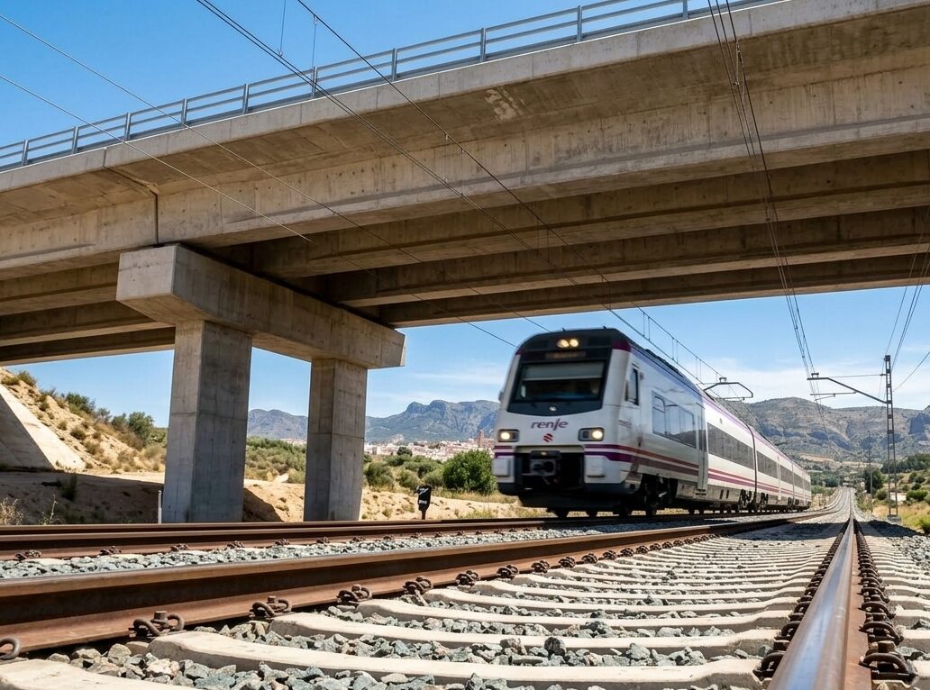 paso a nivel con tren ia