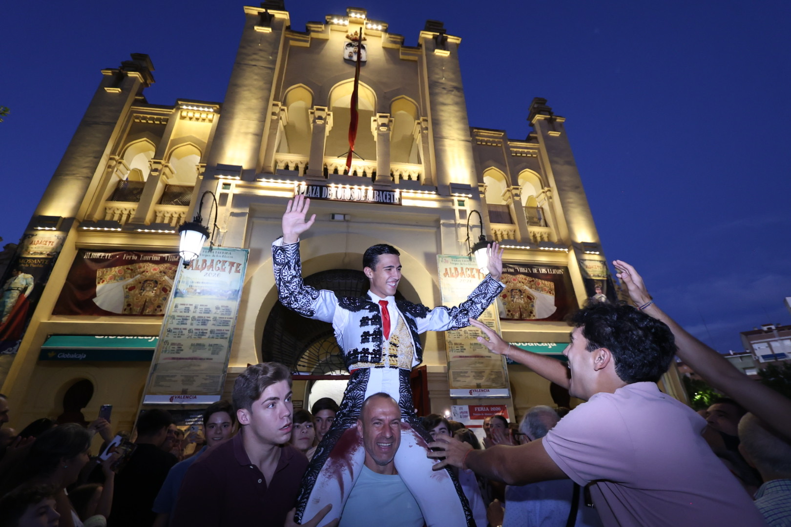 El novillero Santi García plaza de toros de albacete