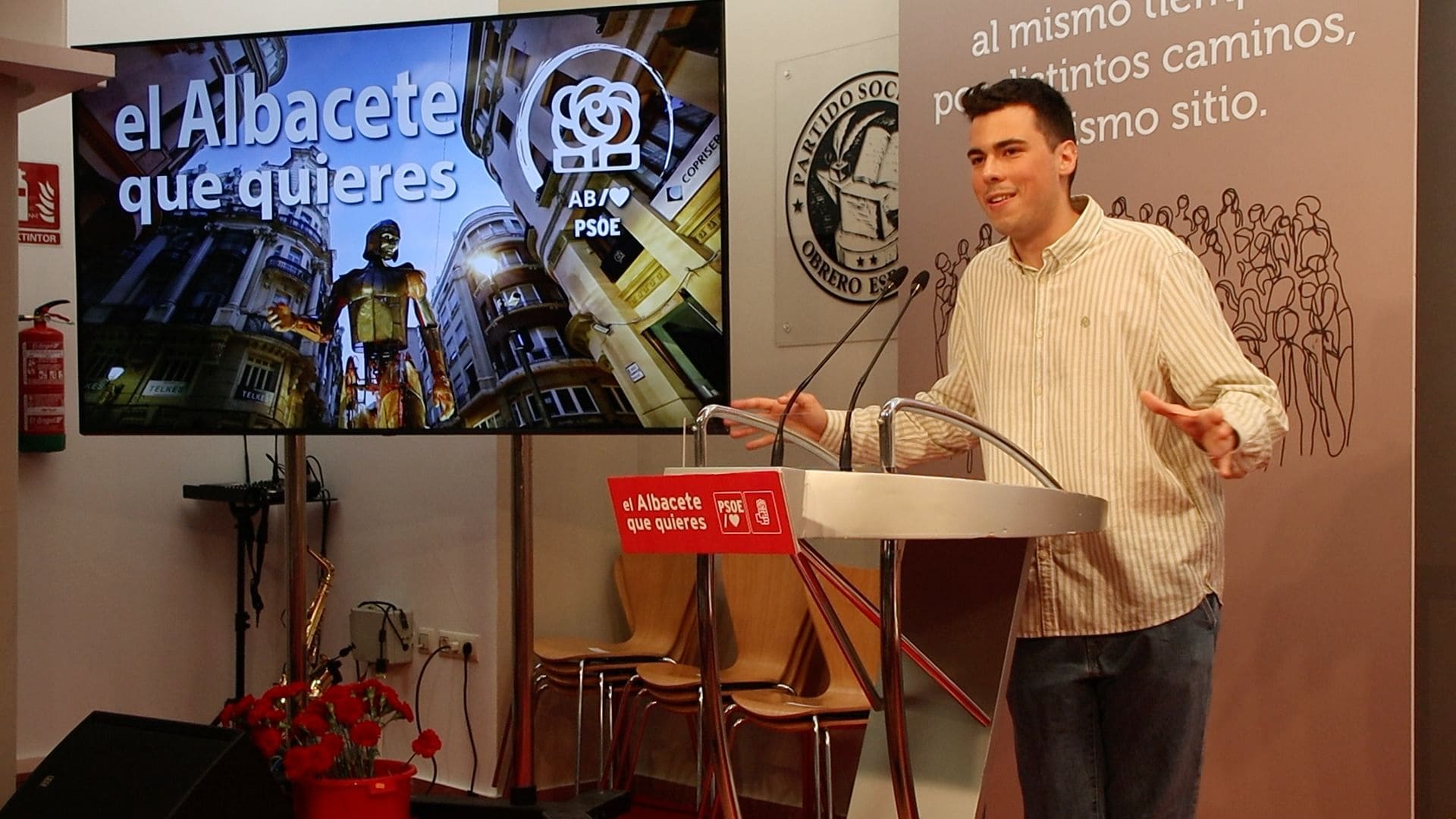 Javier Losa Serrano, nuevo secretario general de Juventudes Socialistas de la Provincia de Albacete.