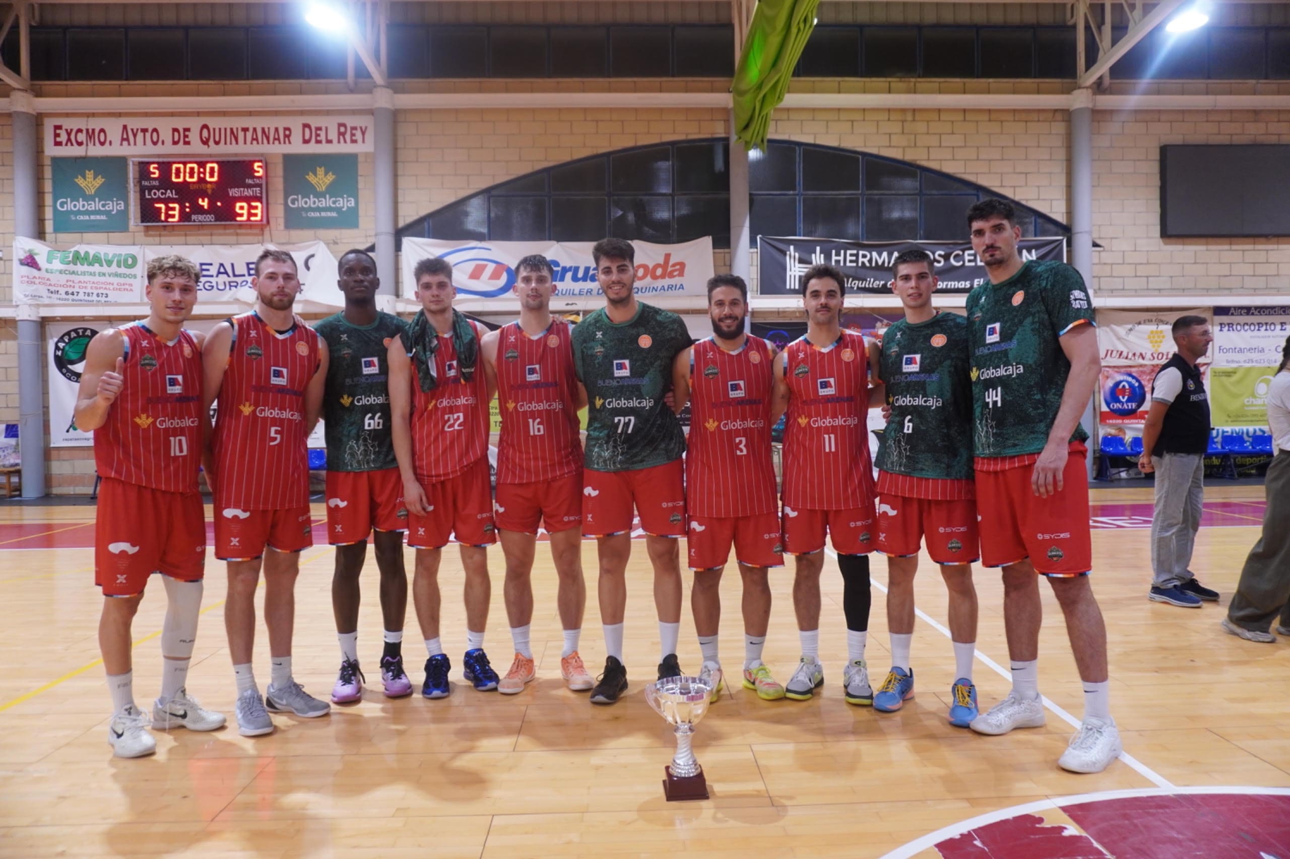 Jugadores del Bueno Arenas Albacete Basket