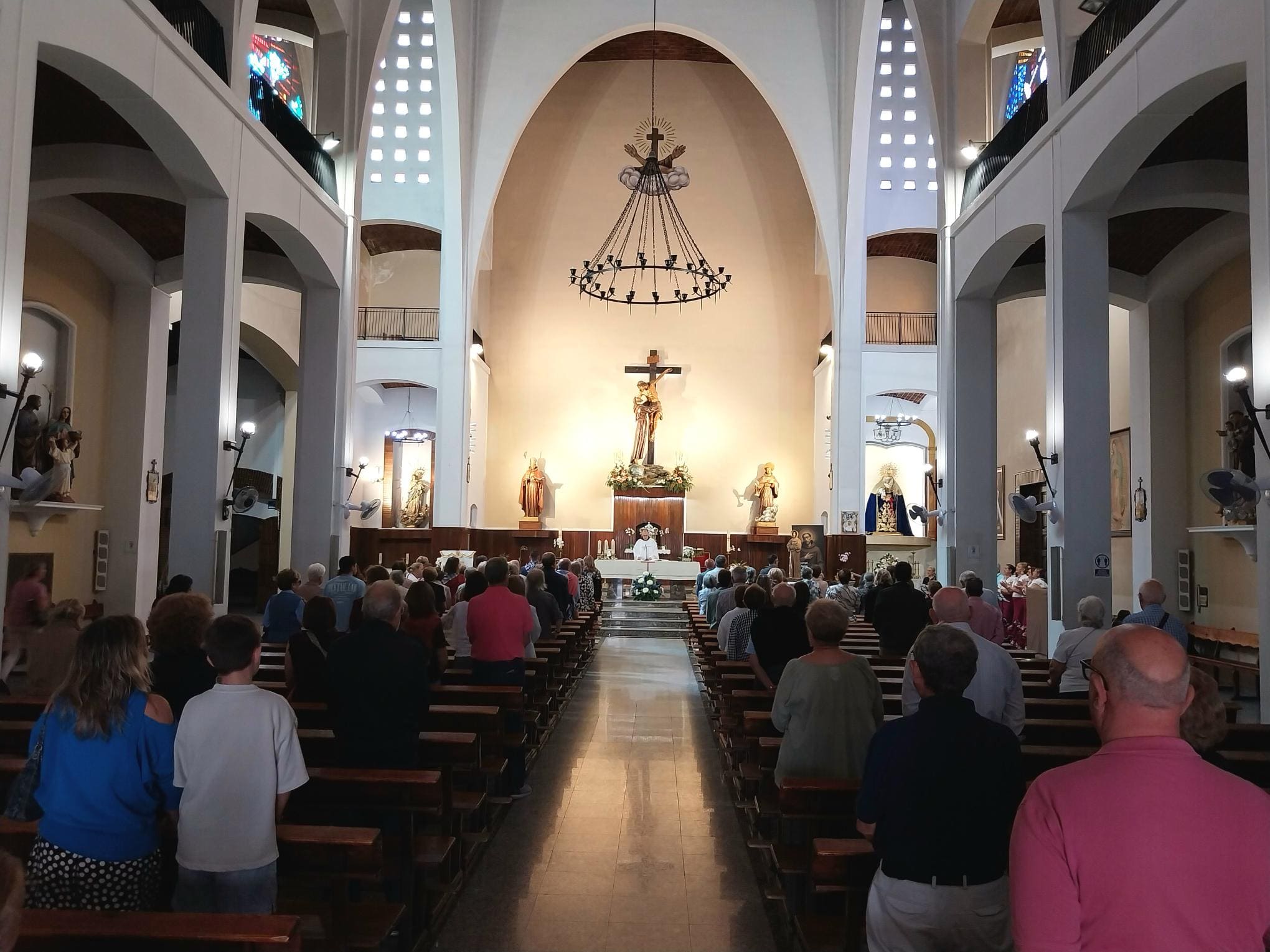 misa del barrio de Franciscanos.