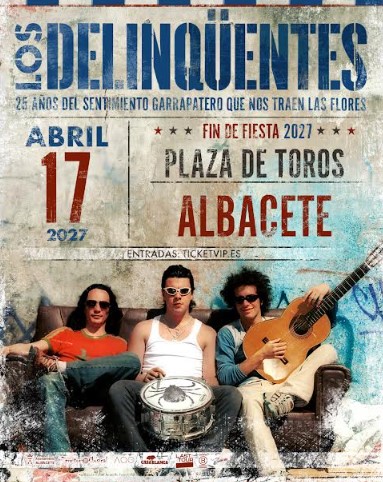 CARTEL LOS DELINQÜENTES ALBACETE 2027