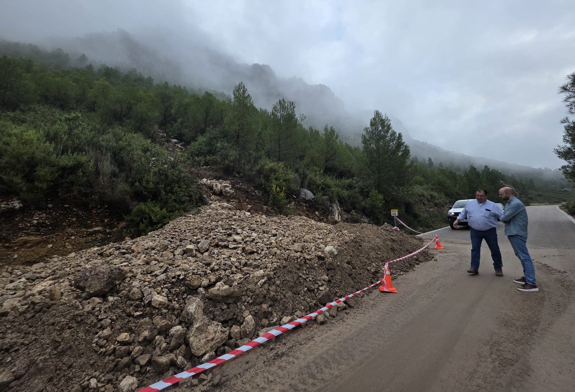 Desprendimientos yeste la recueja por la dana