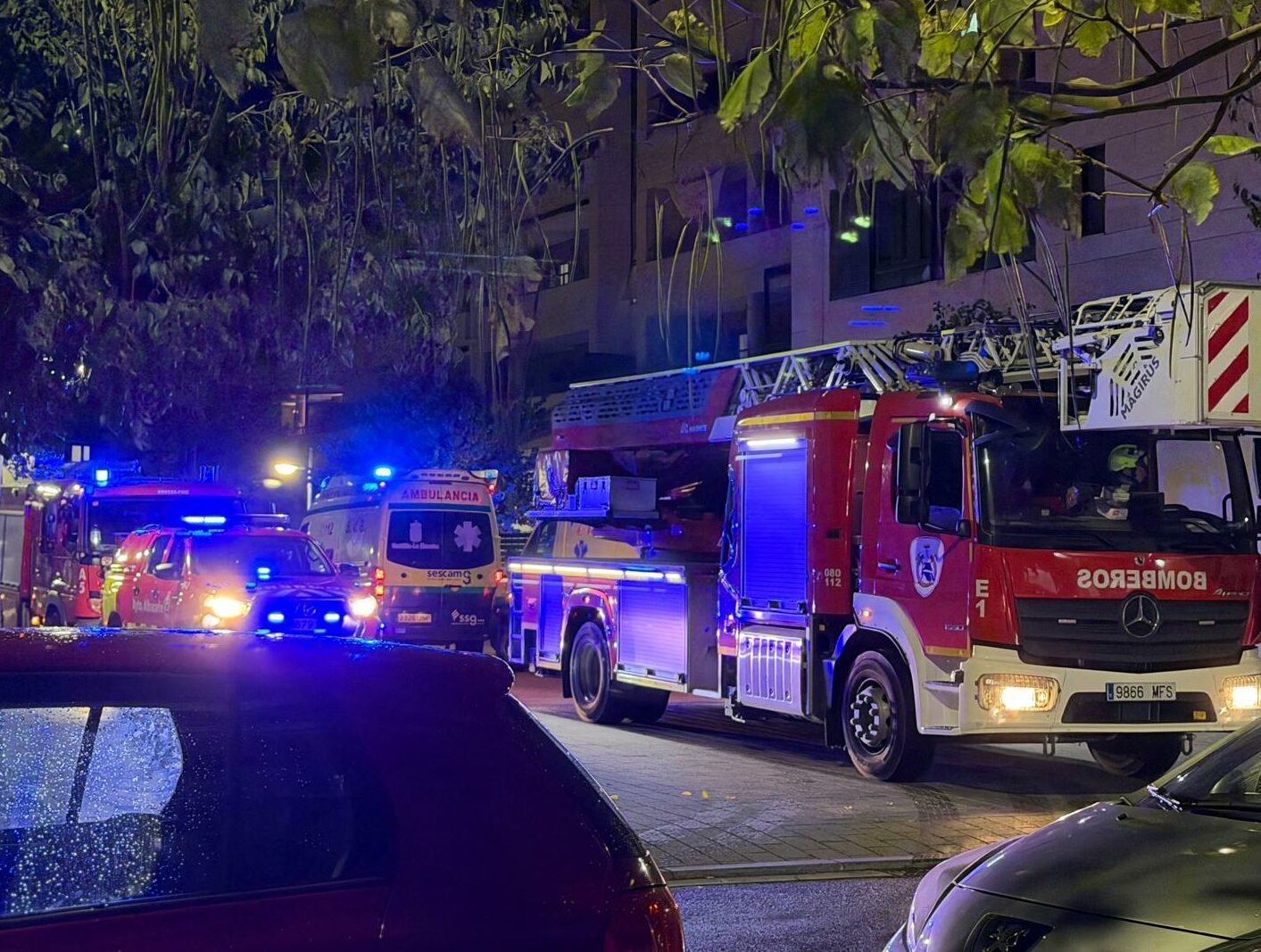 vehículo bomberos Albacete