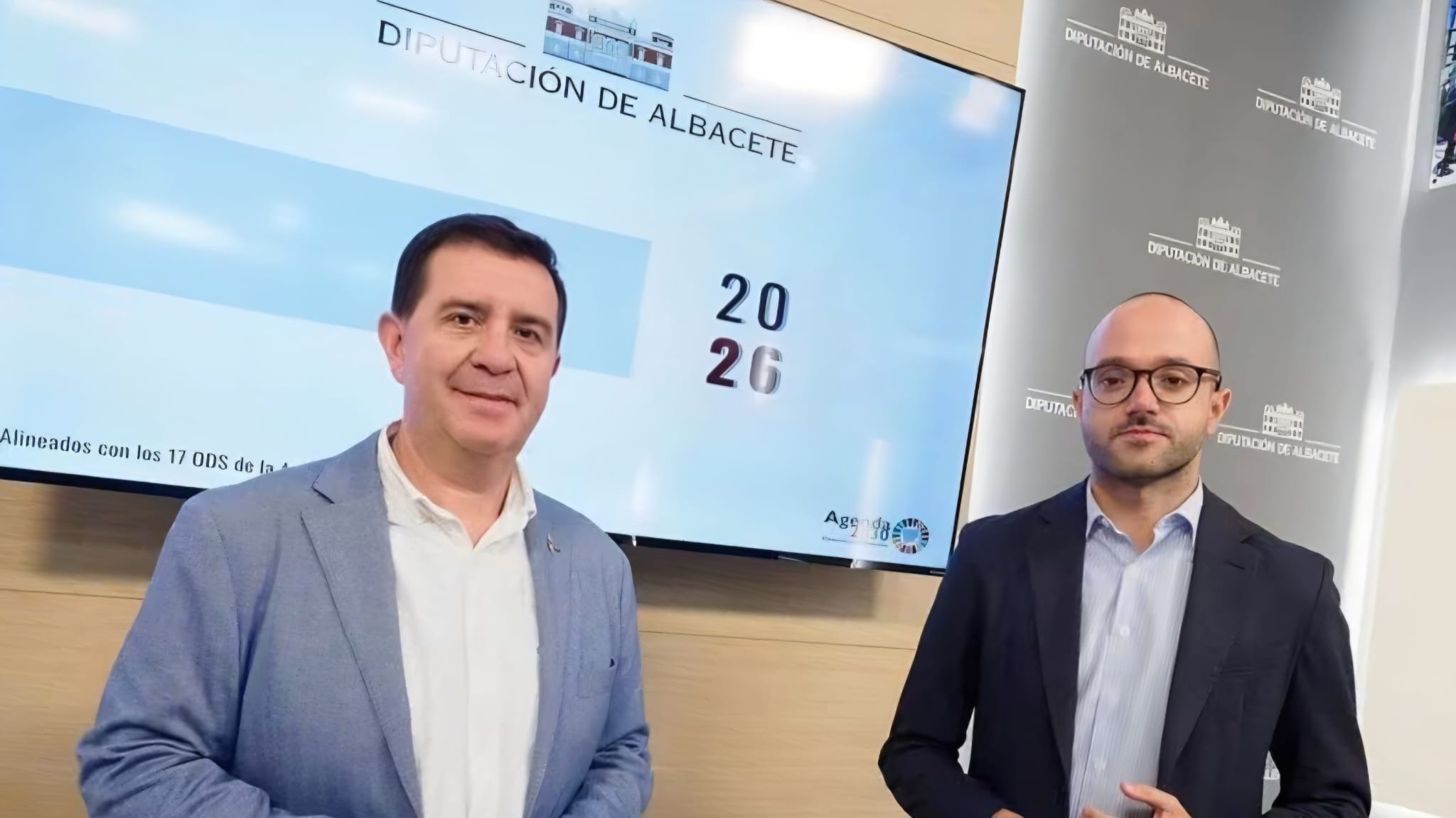 Presidente y vicepresidente dipùtacion de albacete