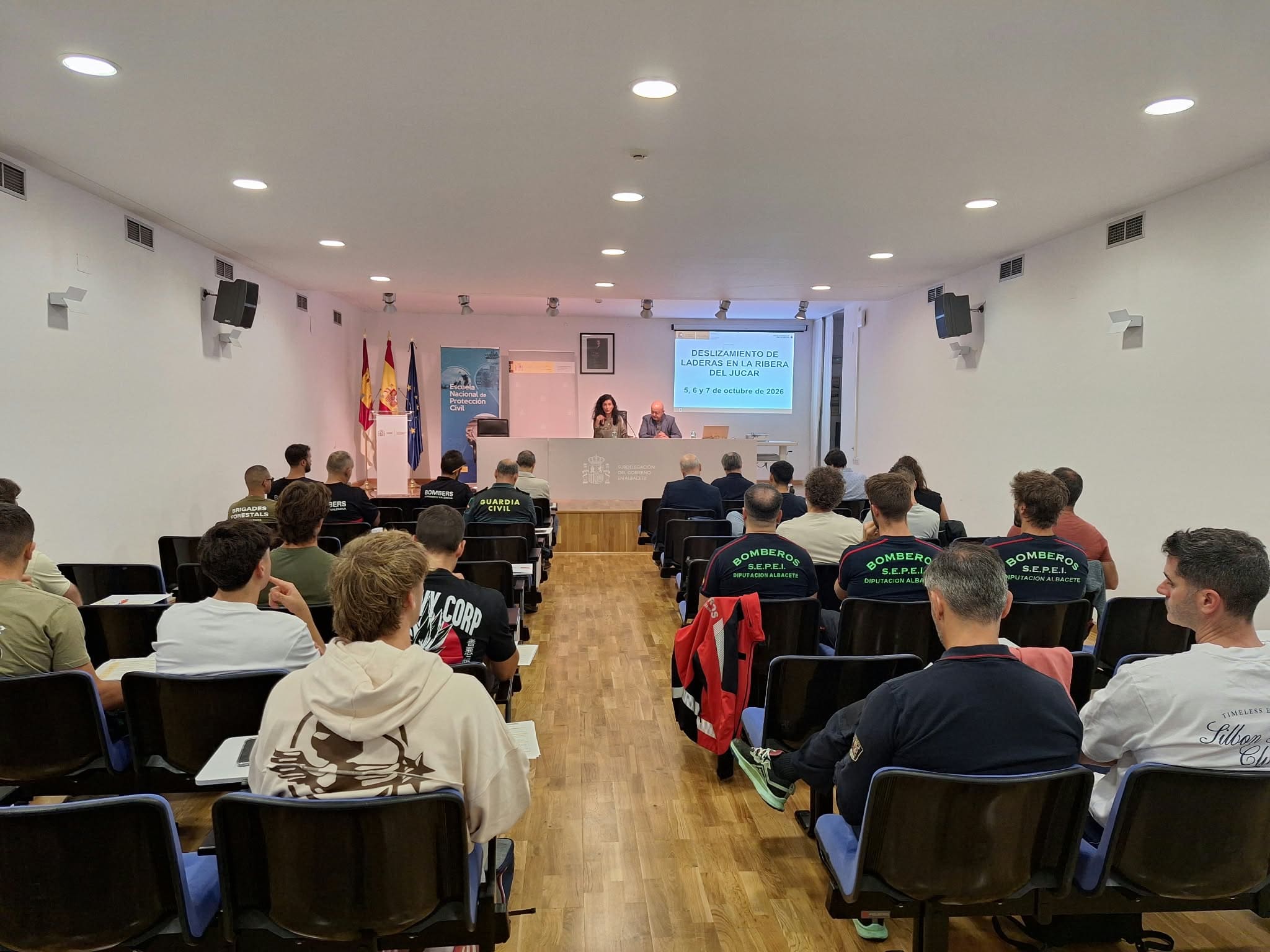 curso deslizamiento ladera protección civil albacete